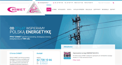 Desktop Screenshot of chimet.pl