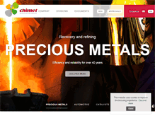 Tablet Screenshot of chimet.com
